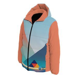 Brick Mountains | Unisex Down Jacket
